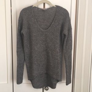 Grey fuzzy sweater